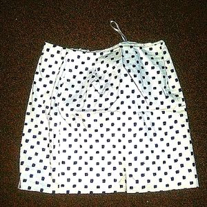 J. Crew stretch squares skirt